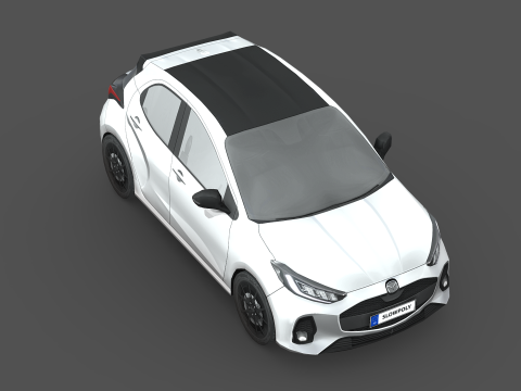 Mazda 2 Hybrid 2024 3D 模型