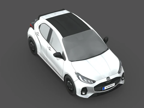 Mazda 2 Hybrid 2024 3D Model