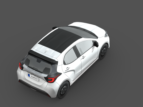 Mazda 2 Hybrid 2024 3D 模型