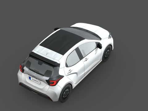 Mazda 2 Hybrid 2024 3D Model