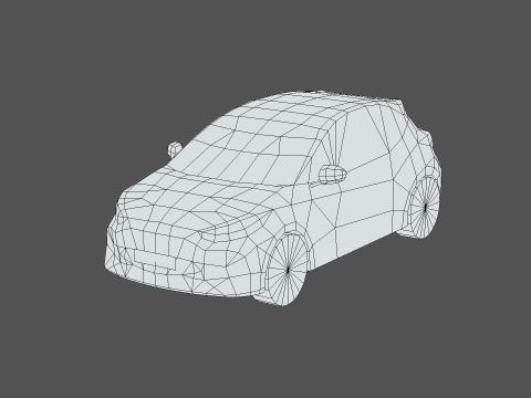 Mazda 2 Hybrid 2024 3D 模型