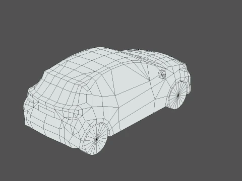 Mazda 2 Hybrid 2024 3D Model