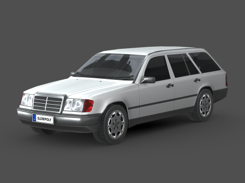 Mercedes-Benz E-Class W124 3D 模型