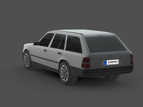 Mercedes-Benz E-Class W124 Modèle 3D