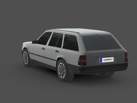 Mercedes-Benz E-Class W124 3D Model