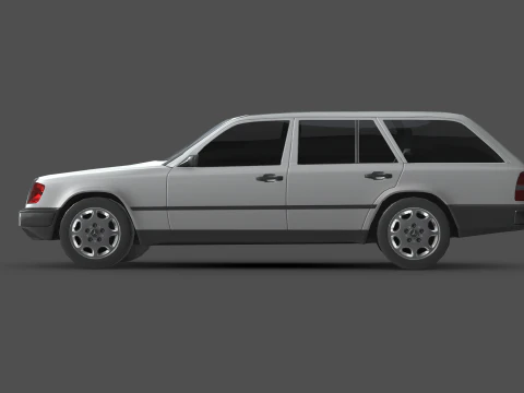 Mercedes-Benz E-Class W124 3D Model