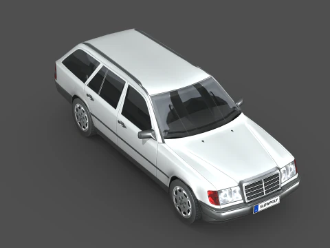 Mercedes-Benz E-Class W124 3D Model