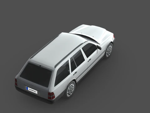 Mercedes-Benz E-Class W124 3D Model