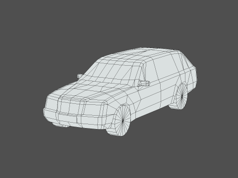 Mercedes-Benz E-Class W124 Modèle 3D
