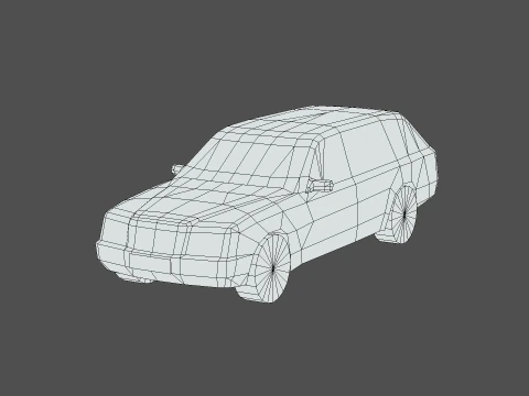 Mercedes-Benz E-Class W124 3D Model