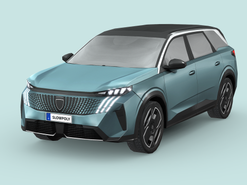 Peugeot E-5008 Modelo 3D