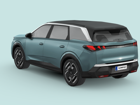 Peugeot E-5008 3D 모델