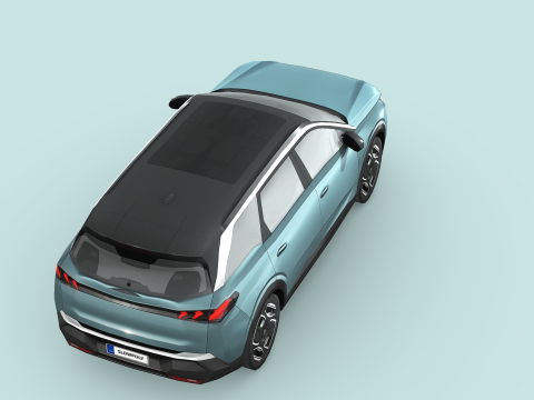Peugeot E-5008 3D 모델