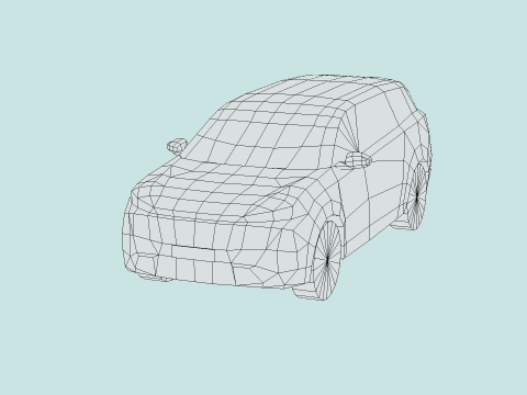 Peugeot E-5008 3D 모델