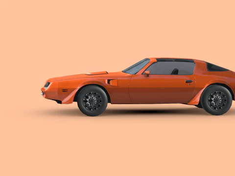 Pontiac Firebird Trans Am 1977 3D Model
