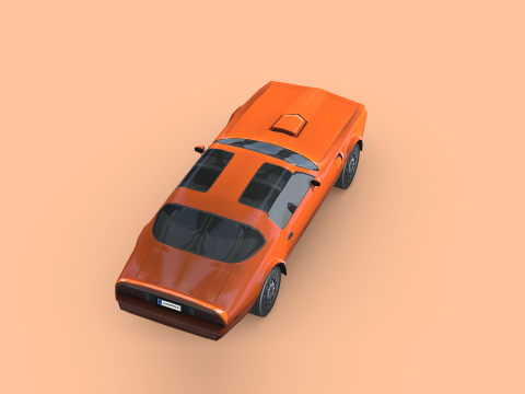 Pontiac Firebird Trans Am 1977 3D Модель