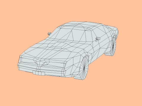 Pontiac Firebird Trans Am 1977 3D Model