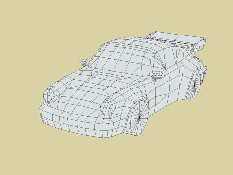 Porsche 911 Carrera RS 3D Model