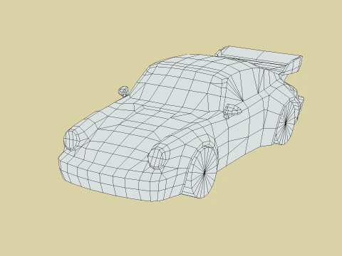Porsche 911 Carrera RS 3D Model