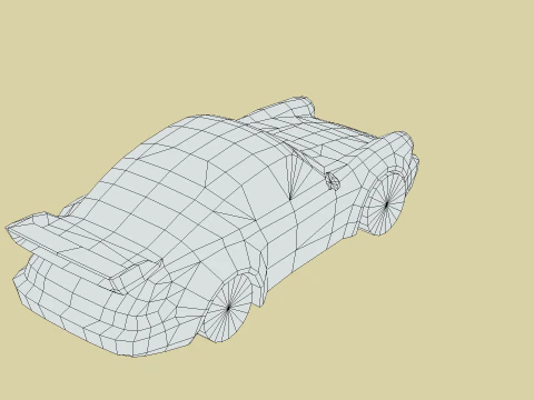 Porsche 911 Carrera RS 3D Model