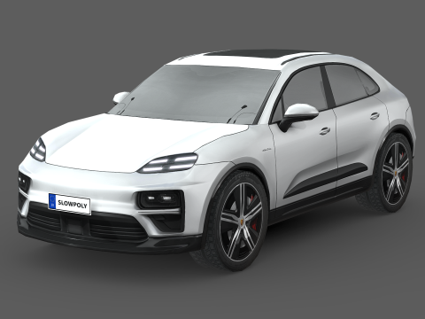 Porsche Macan Turbo Electric 3D Model