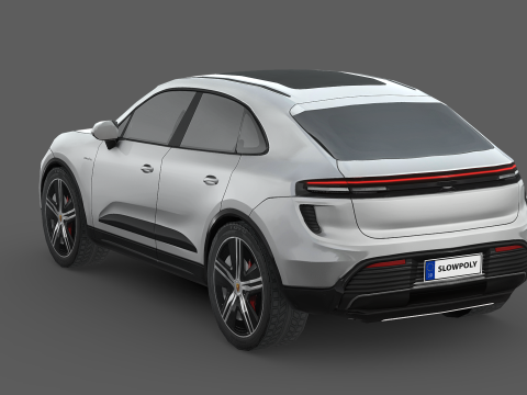 Porsche Macan Turbo Electric Modelo 3D