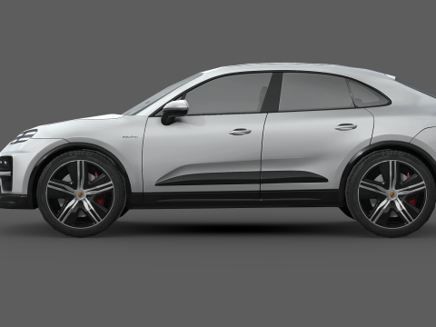 Porsche Macan Turbo Electric Modelo 3D