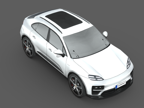 Porsche Macan Turbo Electric Modelo 3D