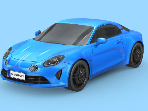 Renault Alpine A110 2018 3D Model