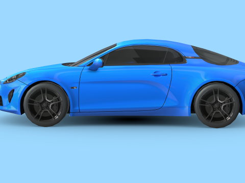 Renault Alpine A110 2018 3D मॉडल