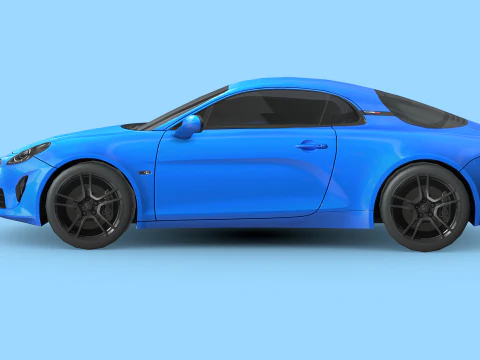 Renault Alpine A110 2018 3D Model