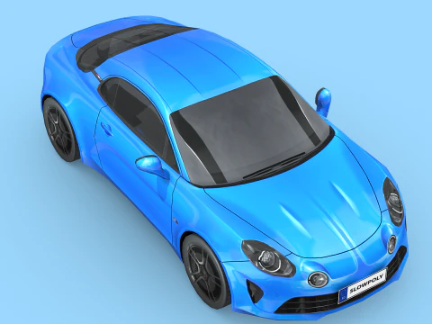 Renault Alpine A110 2018 3D Model