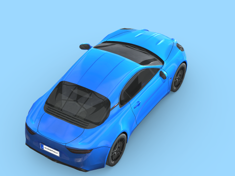 Renault Alpine A110 2018 3D मॉडल
