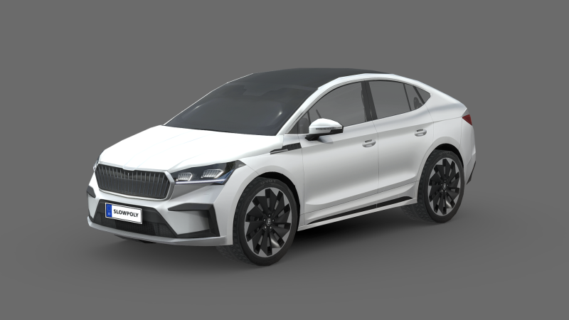 Skoda Enyaq Coupe iV 3Dモデル .c4d .max .obj .3ds .fbx .stl .blend 