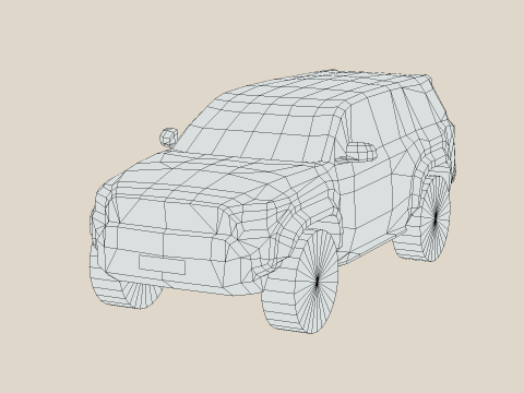 Toyota 4Runner TRDpro 2025 3D Модель