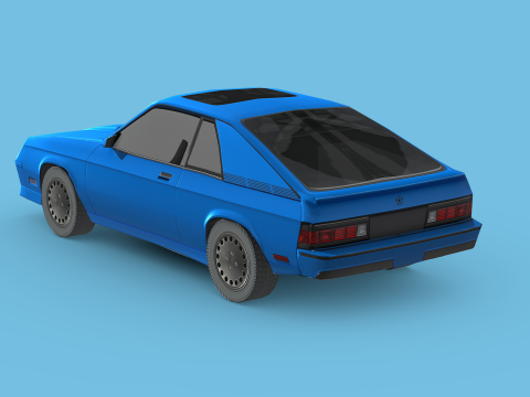 Dodge Charger L-body 1987 3Dモデル