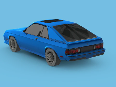 Dodge Charger L-body 1987 3D Model