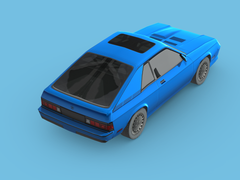 Dodge Charger L-body 1987 3Dモデル