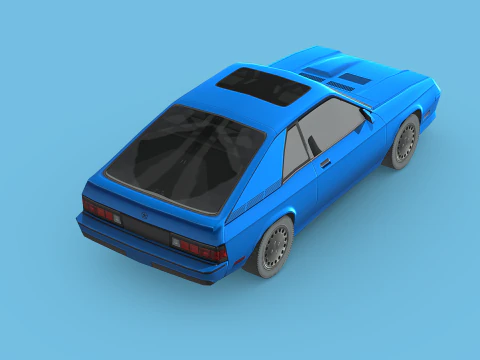 Dodge Charger L-body 1987 3D Model