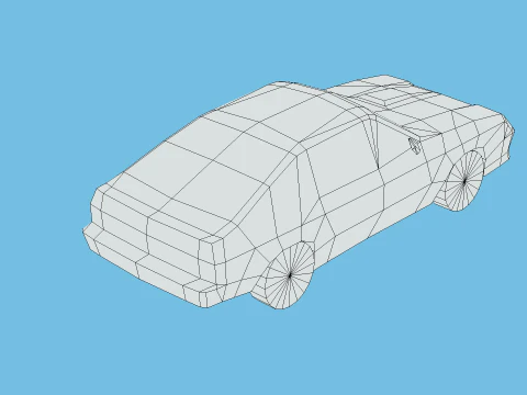 Dodge Charger L-body 1987 3D Model
