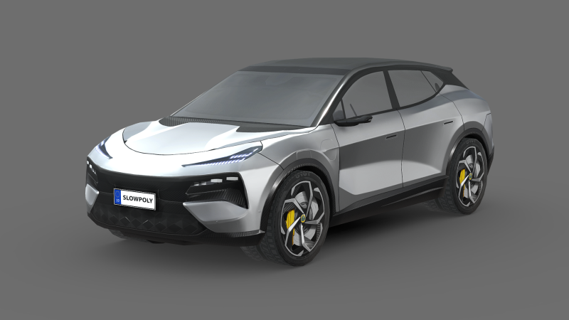 Lotus Eletre 2023 3D Model .c4d .max .obj .3ds .fbx .stl .blend 