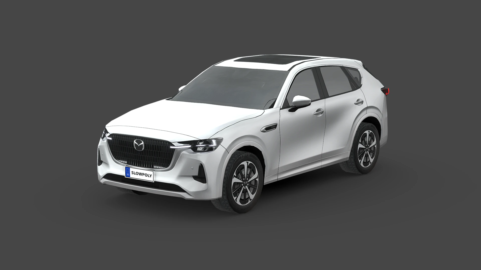 Mazda CX-60 3D Model .c4d .max .obj .3ds .fbx .stl .blend 