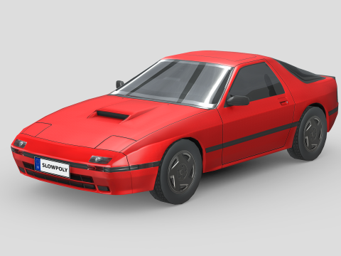 Mazda RX-7 Coupe 1985 Modèle 3D