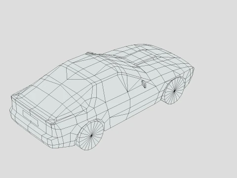 Mazda RX-7 Coupe 1985 3D Model