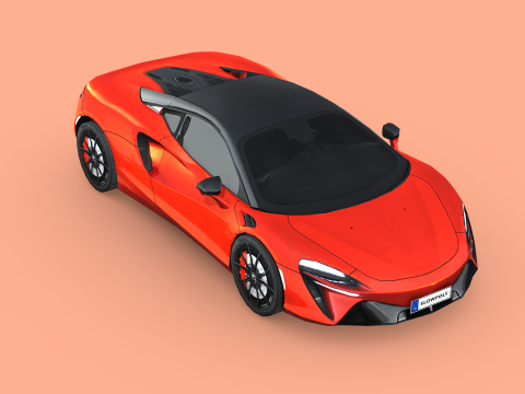 McLaren Artura 2022 3D Model