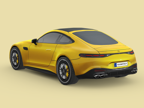 Mercedes-Benz AMG GT43 Coupe 2024 3D मॉडल