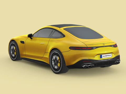 Mercedes-Benz AMG GT43 Coupe 2024 3D Model