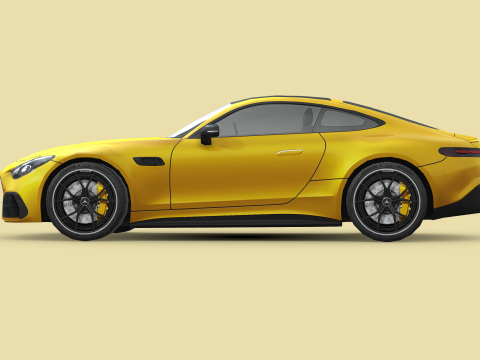Mercedes-Benz AMG GT43 Coupe 2024 3D मॉडल