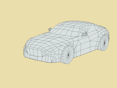 Mercedes-Benz AMG GT43 Coupe 2024 3D Model