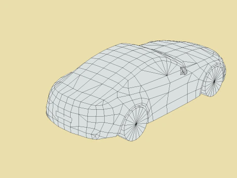 Mercedes-Benz AMG GT43 Coupe 2024 3D Model
